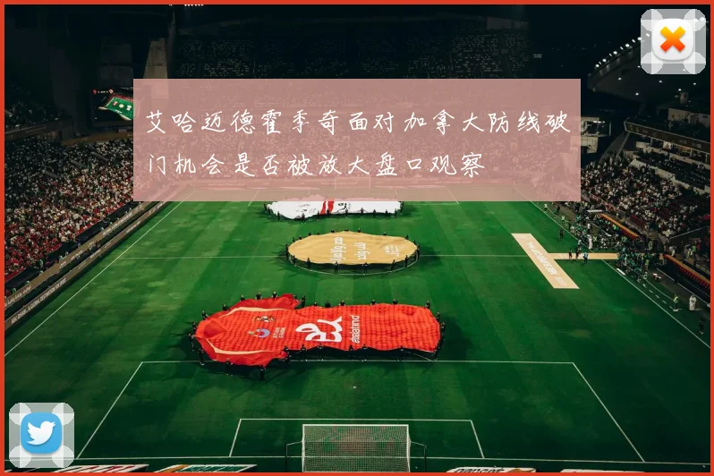 艾哈迈德霍季奇面对加拿大防线破门机会是否被放大盘口观察